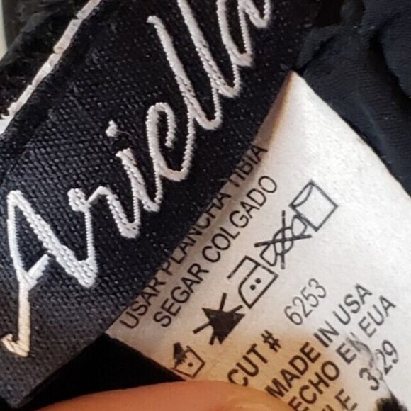 Ariella Women Sz S Halter Neck Dress Flowy Midi Sleeveless Ruffle Back Zip Black - Picture 5 of 7